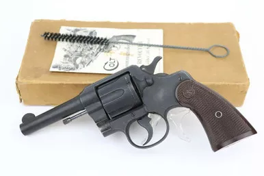 SOLD - Minty, Boxed 1942 Colt Commando Revolver