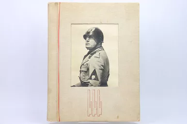 SOLD - Mussolini Presentation Book for Hitler