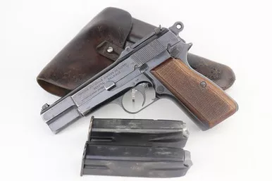 SOLD - Nazi Browning Hi Power Rig - Rare Holster