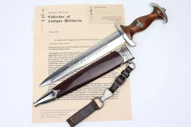 SOLD - SA Dagger - Ground Rohm with Document