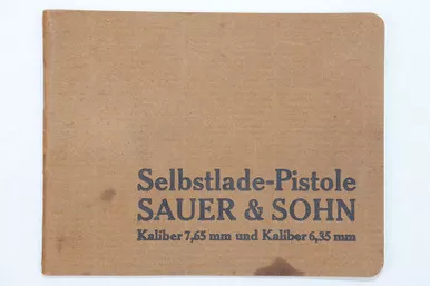 SOLD - Sauer M1913 Pistol Manual