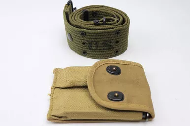 SOLD - Two 1911 Magazines with Canvas Gear