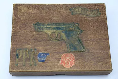 SOLD - Walther PPK Box, Tin, & Cleaning Rod
