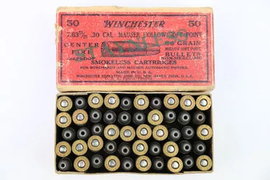 SOLD - Winchester .30 Mauser Hollow Point Ammo