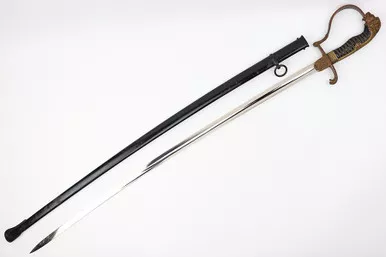 SOLD - WW1 German Artillery Sword with Ruby Eyes