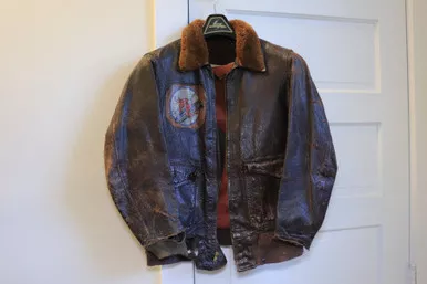 SOLD - WW2 Leather Bomber Jacket