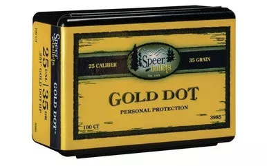 Speer Bullets .25 .251" 35gr GDHP 100/Box