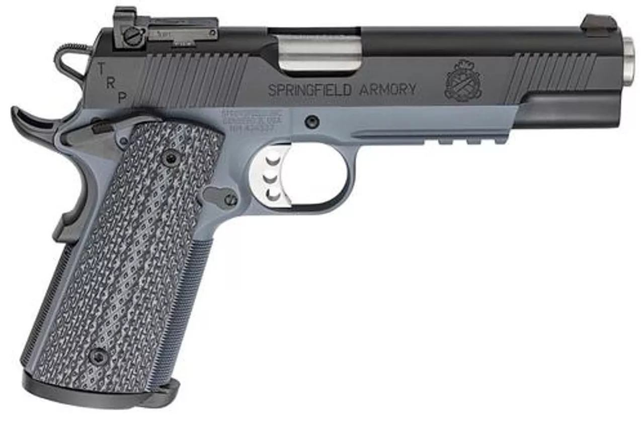 Springfield 1911 TRP Operator, 45 ACP, 5″, Gray Armory Kote, 7rd, G10 Grips