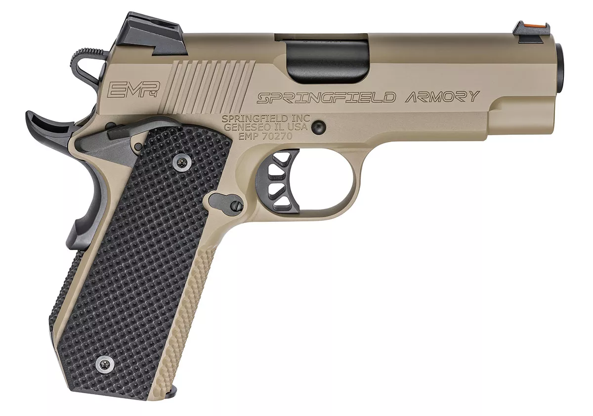 Springfield Armory 1911-A1 EMP Concealed Carry Contour Lightweight Champion 9mm Pistol Tactical Gray