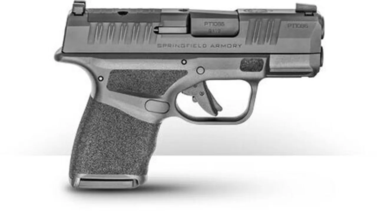 Springfield Hellcat OSP 9mm, 3″ Barrel, Tritium Front/Tactical Rear Sight, Black, 10rd
