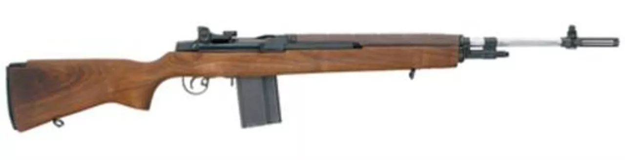 Springfield M1A Oversize 308 Walnut Stock SS Barrel California Version 10rd