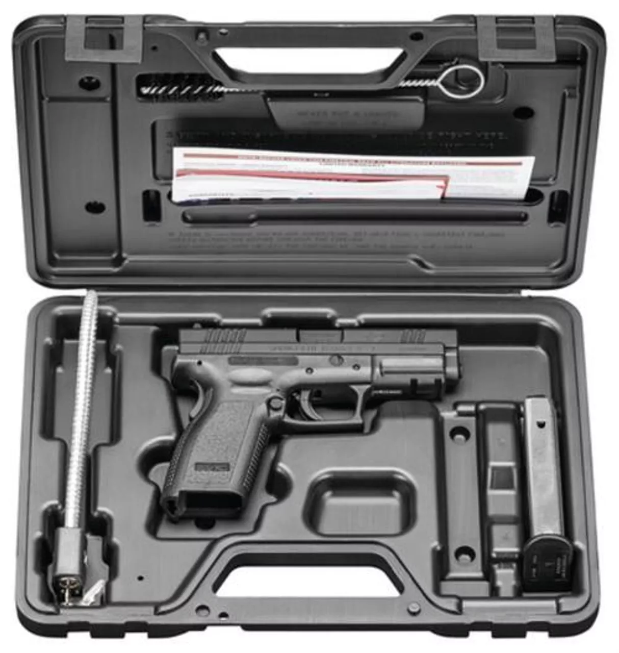 Springfield XD Essential Package DAO 40S&W 4″ Barrel, Poly Grip/Frame Black, 10rd