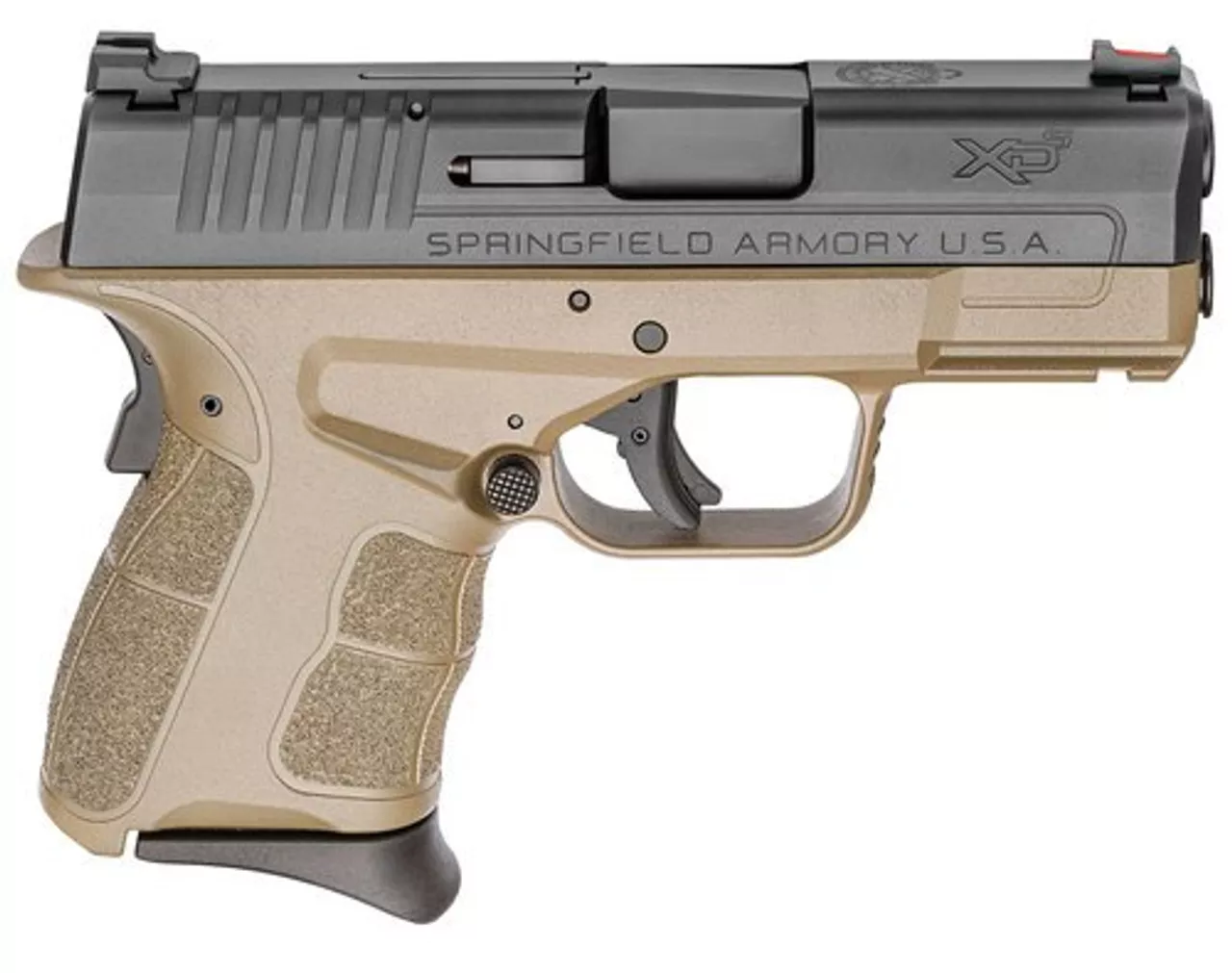 Springfield XD-S Mod.2, .45 ACP, 3.3″, 5rd, Contrast Sights, Flat Dark Earth