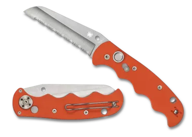 Spyderco C165GSOR AUTONOMY AUTOMATIC Knife 3.7" Serrated Edge