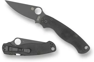 Spyderco C81GPBK2 PARA Military 2 Folding Knife 3.42" Plain Edge