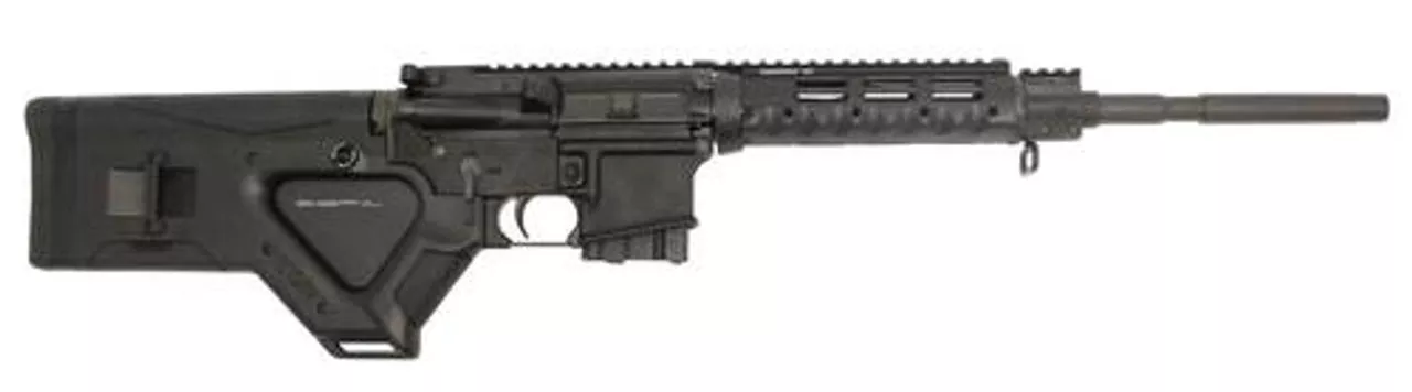 Stag Arms Model 3TF Featureless 223 Remington/5.56 NATO 16″ Barrel, Hera CQR Stock *CA Compliant*, 10rd