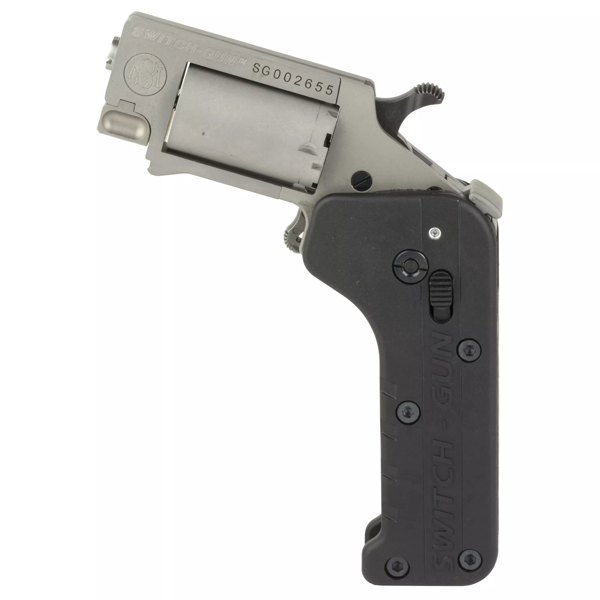 STD MFG SWITCH GUN 22MAG 3/4 BLK FOLDING GRIP