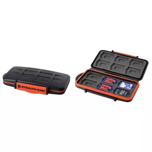 Stealth Cam STCMCSC SD Card CaseStores up to 24 SD Cards Polycarbonate