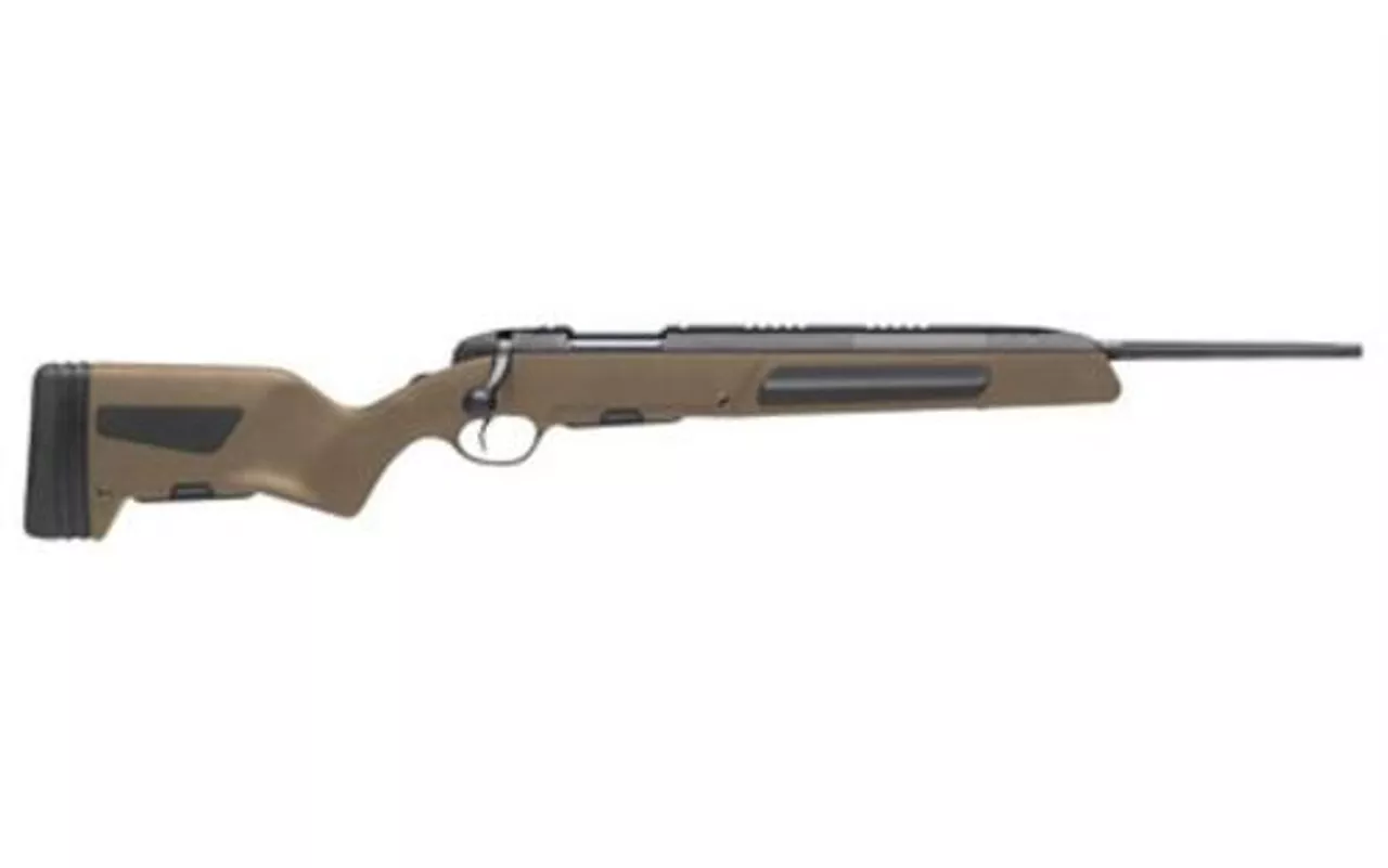 Steyr Scout Bolt 223/5.56 NATO 19″ Barrel FB, Synthetic Brown Stock, 5 rd