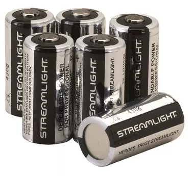 Streamlight 3-Volt Lithium Batteries 6/Pack