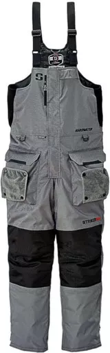Striker ICE Hardwater Insulated Bibs Gray and Black XXL-Tall 6201009