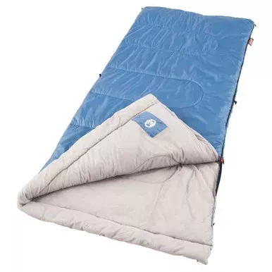 Sun Ridge Sleeping Bag, Polyester Blue