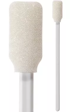 Swab-Its 5.063” Foam Swab with Narrow Rectangular Foam Mitt and Polypropylene Handle 50pcs