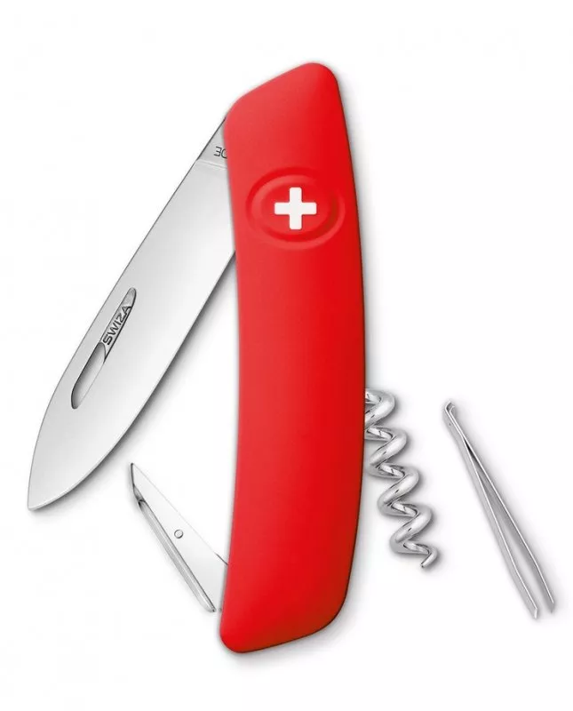 Swiss pocket knife Swiza D01 red