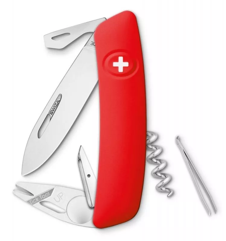 Swiss pocket knife Swiza TT03 red