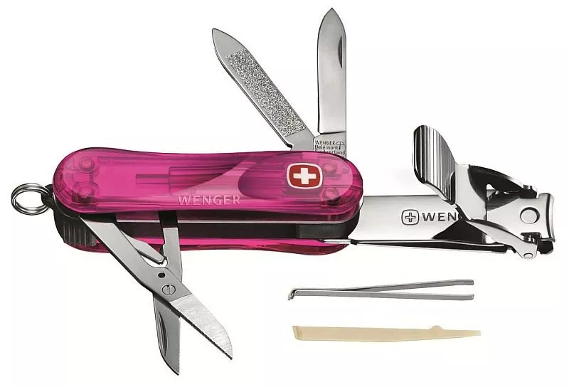 Swiss pocket knife Wenger Nail Clip 580.624 pink