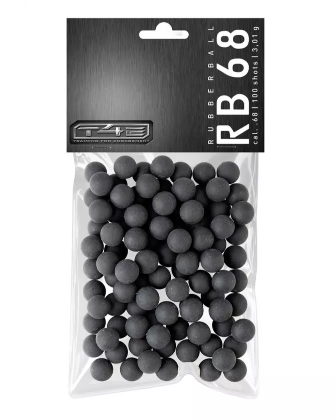 T4E Rubber Ball RB Prac-Series .68 100pcs