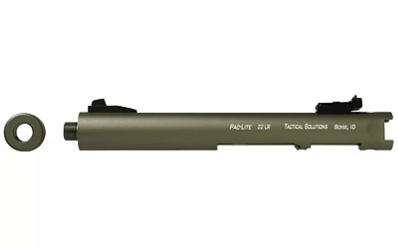 Tactical Solutions Pac-Lite Ruger Mark I,II,III, 4.5″ Matte OD Barrel 22LR
