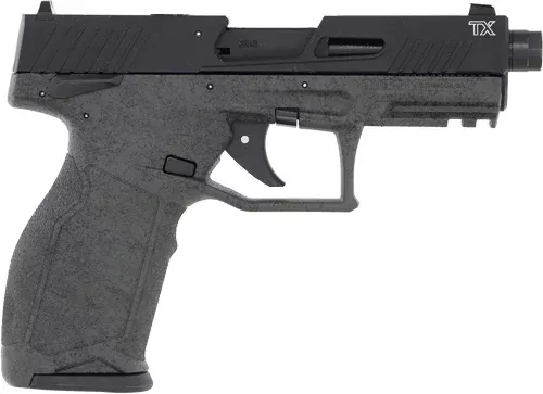 Taurus 1-2TX22141SP2-10 TX22 Gen 2 Full Size Frame 22 LR 10+1 4.10″ Threaded Barrel, Serrated Slide, Polymer Frame w/Picatinny Rail, Right Hand