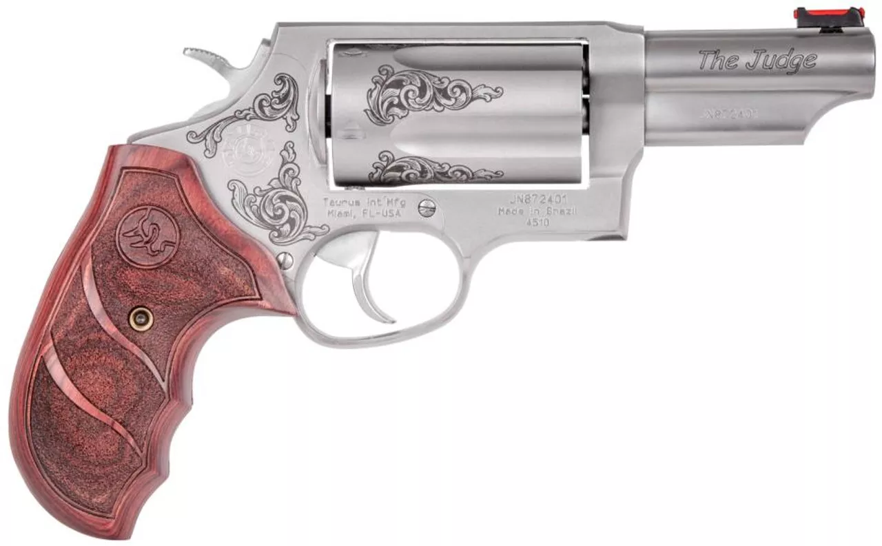 Taurus, 10th Anniversary Judge, 410 Ga/45LC, 3″ Barrel Fiber Optic Front Sight, 5Rd