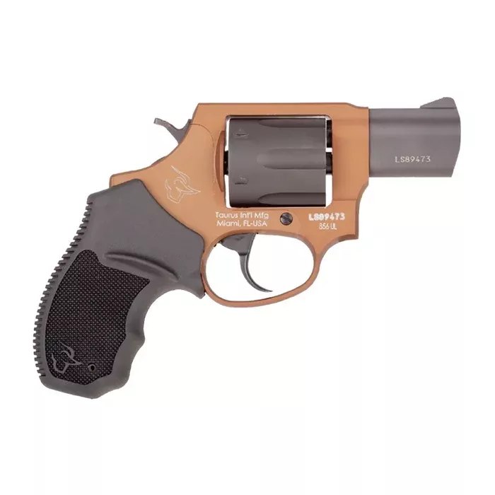 Taurus 2856021ULC12 856 Ultra-Lite 38 Special +P 6rd 2″ Matte Black Cylinder & Barrel Anodized Bronze Aluminum Frame Black Rubber Grip