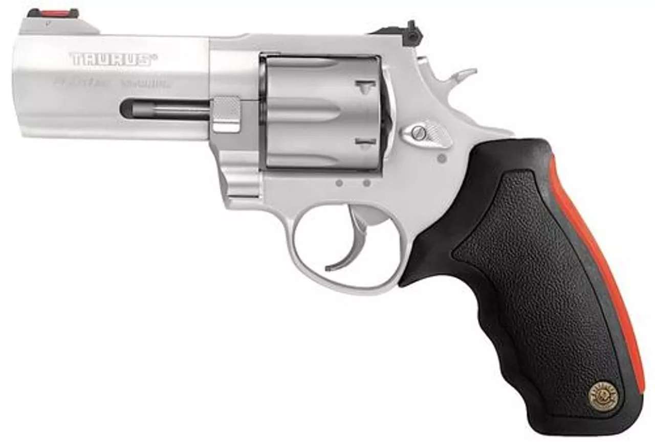 Taurus 444 Ultra Lite 44 Mag 2.25″, Matte SS Finish, Fixed Sights, Cushion Rubber Grip