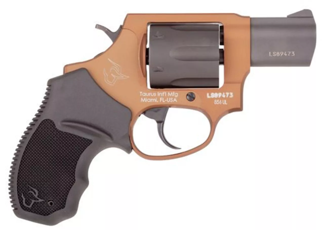 Taurus 856 Ultra Lite, .38 Special, 2″ Barrel, 6rd, Bronze/Black