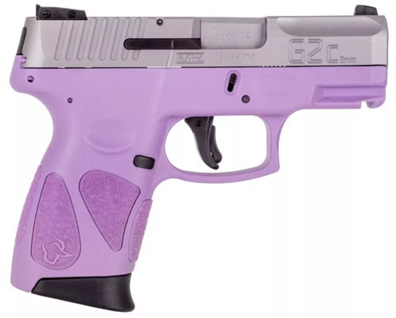 Taurus G2c, 9mm, 3.25″ Barrel, 12rd, Light Purple/Stainless Steel