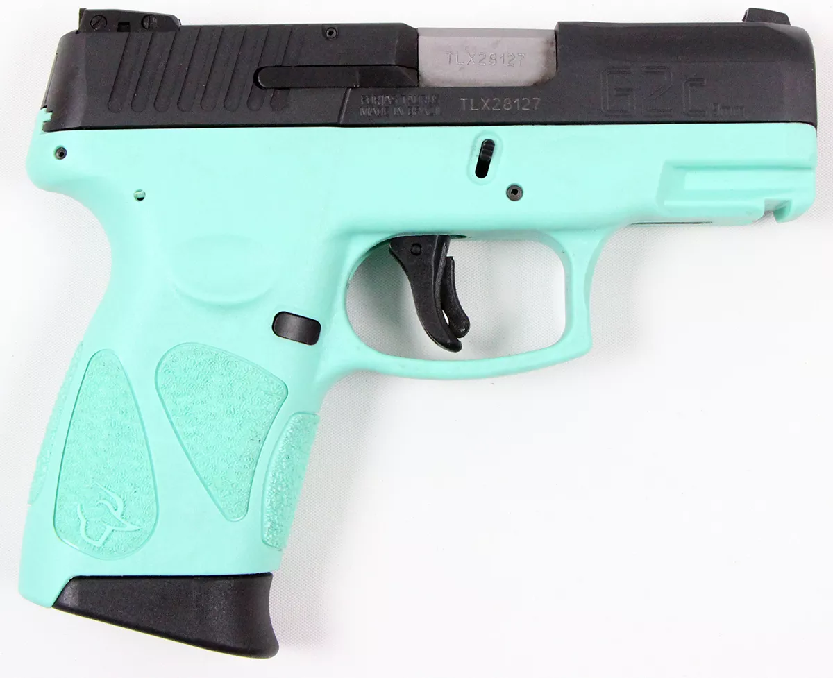 Taurus G2C 9mm Pistol Cyan and Black