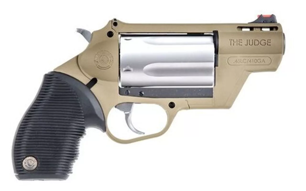 Taurus Public Defender Polymer, .410/.45 Colt, 2″, Flat Dark Earth