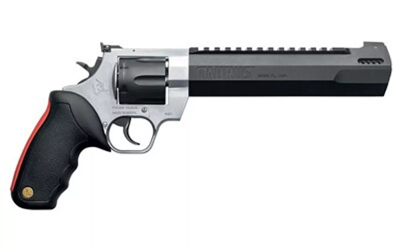 Taurus Raging Hunter 44 Mag, 8.375″ Barrel, Stainless Frame, Blued Barrel/Cylinder, 6rd