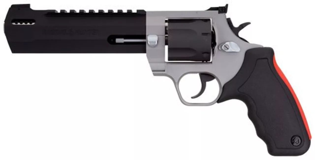 Taurus Raging Hunter Revolver 454 Casull, 6.75″ Barrel, Rubber Cushion Insert Grip, Stainless, 5rd