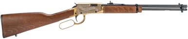 Taurus Rossi Rio Bravo Doc Holiday Lever Action Rifle 22 LR 18" Barrel Gold Finish Hardwood Stock