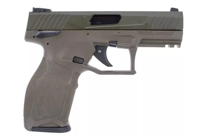 Taurus TX22 22LR Pistol 16-Round Capacity, OD Green Cerakote Frame and Slide