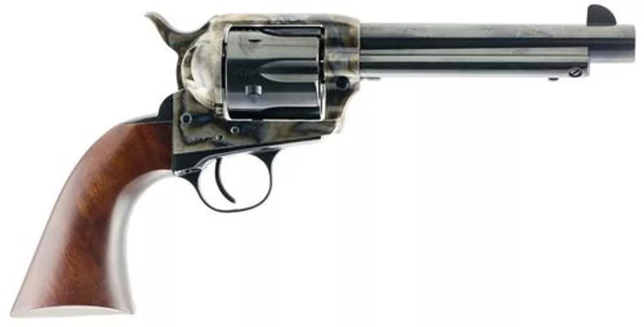 Taylor’s 1873 Cattleman Gunfighter 45LC 5.5″ 6rd Army Size Walnut Grip Blued
