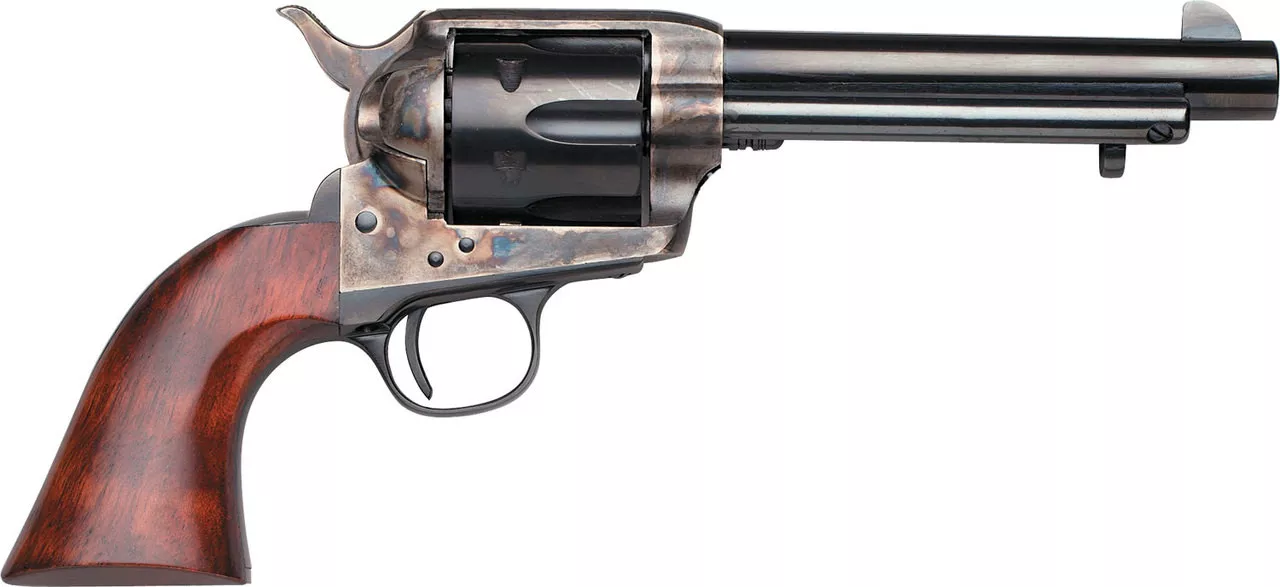 Taylor’s 1873 Cattleman Single 357 Magnum 5.5″ 6rd Walnut Blued