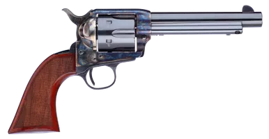 Taylor's & Company Short Stroke Gunfighter .45 Colt Revolver 5.5" Blued Barrel 6 Round Walnut Grip