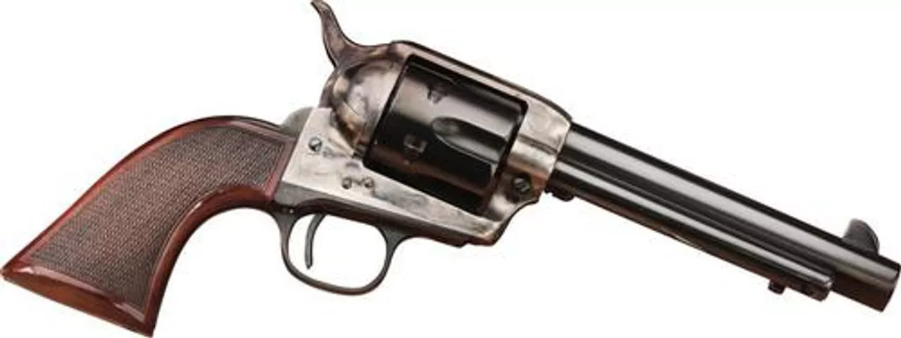 Taylors Smoke Wagon Short Stroke Navy Grip Single 45 Colt