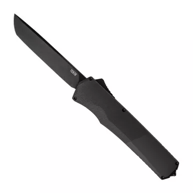 TEKTO A5 Spry Automatic Tactical Knife Tanto Blade W/ Button Lock - Black