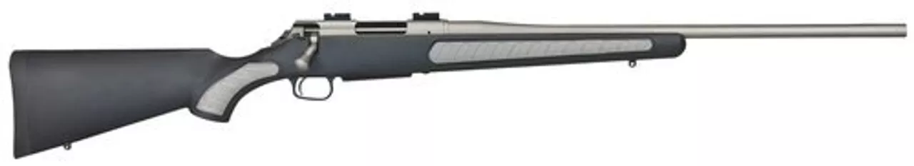 Thompson Center Venture .223 Rem, 22″ Barrel, Black, Gray Panels, Silver Weather Shield, 3rd